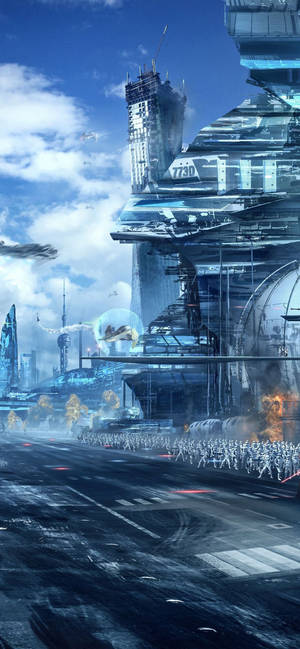 Star Wars 4k พื้นหลัง iPhone การต่อสู้ — Galaxy Note วอลเปเปอร์