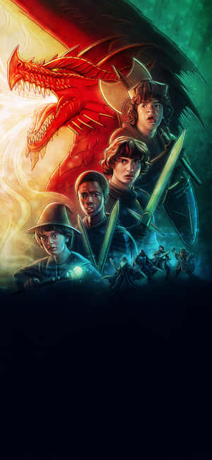 Stranger Things ดันเจี้ยนส์ แอนด์ ดรากอนส์ — Oppo Find X9s วอลเปเปอร์