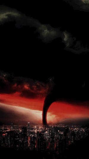 วอลเปเปอร์ Terrifying Tornado Oled