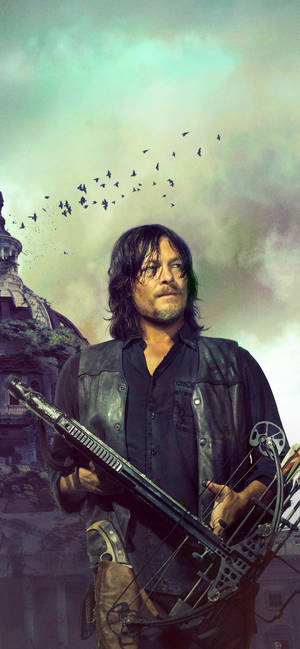 The Walking Dead Daryl — Galaxy A16 วอลเปเปอร์