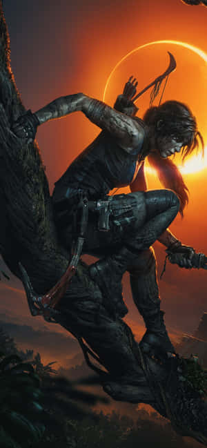 พื้นหลัง Iphone Xs Max Rise Of The Tomb Raider — iPhone 17 วอลเปเปอร์