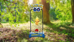 Torchic พร้อมโลโก้ Pokemon Go Community Day — นินเทนโด วอลเปเปอร์