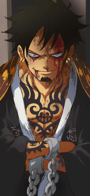 Trafalgar D Water Law ภาพล็อคสกรีนอนิเมะ One Piece — Oppo Find X วอลเปเปอร์