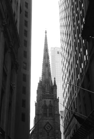 Trinity Church New York ขาวดำ — เสี่ยวหมี่ แท็บเล็ต 7เอส โปร 12.5 วอลเปเปอร์