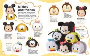 วอลเปเปอร์ Tsum Tsum มิกกี้และผองเพื่อน — ลดความอิ่มสี วอลเปเปอร์