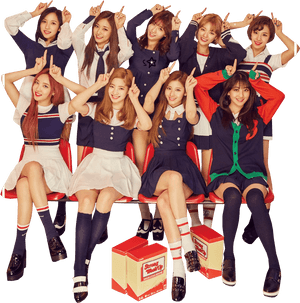 Twice วงเคป็อป คอนเซ็ปต์ชุดนักเรียน