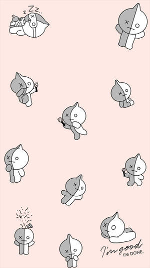 วอลเปเปอร์ Van BT21 น่ารัก — 9:16 วอลเปเปอร์