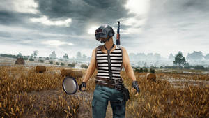 Victor ใน Pubg ถือกระทะ 1366x768 — เกมมิ่ง GIF วอลเปเปอร์