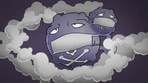 Weezing สวมหน้ากากอนามัย — เกมมิ่ง GIF วอลเปเปอร์