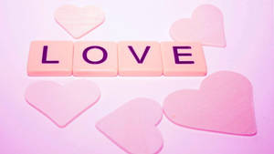 สแครบเบิลน่ารักคำว่า Love