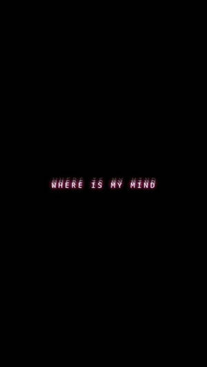 กราฟิกข้อความ Glitching Wehre Is My Mind — มินิมอล วอลเปเปอร์