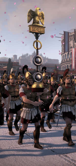 พื้นหลัง iPhone Xs Max สำหรับเกม Total War Attila — กาแล็กซี A วอลเปเปอร์