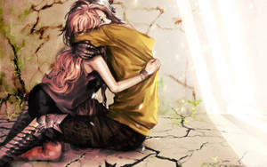 วอลเปเปอร์กอดอนิเมะบนดินแห้ง
