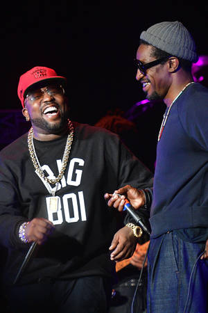 การแสดงบนเวทีที่สนุกสนานของ Outkast Big Boi และ Andrei 3000 — หัวเว่ย เมทแพด แอร์ (2026) วอลเปเปอร์
