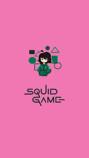 วอลเปเปอร์การ์ตูนสีชมพู 067 Squid Game — 067 กล่องเกม วอลเปเปอร์