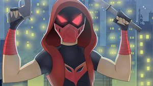 วอลเปเปอร์การ์ตูนแอนิเมชัน Red Hood — iMac วอลเปเปอร์