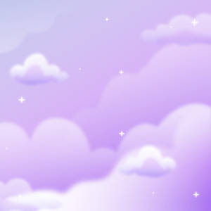 กาแล็กซีสีลาเวนเดอร์พาสเทลพร้อมเมฆ