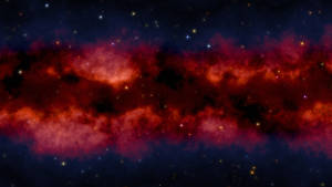 วอลเปเปอร์เดสก์ท็อปความละเอียดสูง กาแล็กซีสีแดงในอวกาศ