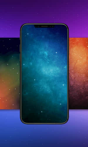 พื้นหลัง OLED iPhone XS — กาแล็กซี่โฟน วอลเปเปอร์