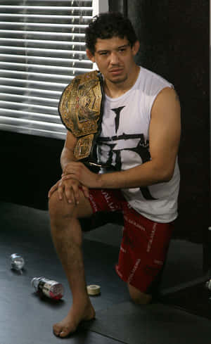 กิลเบิร์ต เมเลนเดซ แชมป์รุ่นไลท์เวท Strikeforce คุกเข่า — Honor Pad 20 วอลเปเปอร์