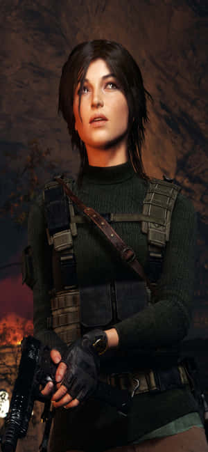 พื้นหลัง iPhone Xs Max Rise Of The Tomb Raider — Redmi 15a วอลเปเปอร์