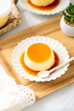 ขนมญี่ปุ่นชั้นเลิศบนจาน — หัวเว่ย พูรา X วอลเปเปอร์