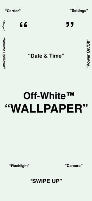 วอลเปเปอร์ Off White สำหรับ iPhone — iPhone 18 Pro วอลเปเปอร์