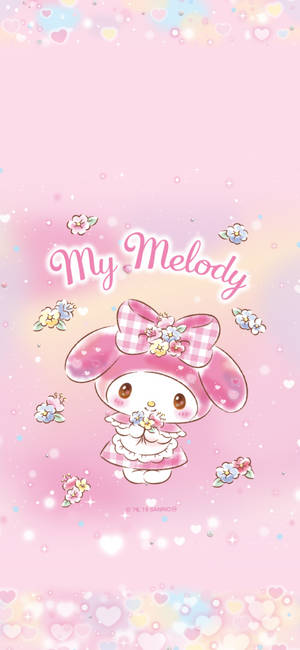 วอลเปเปอร์ My Melody สีชมพู — iPhone 15 Pro วอลเปเปอร์