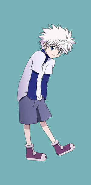 คิลลัวะอนิเมะหนุ่มน้อยน่ารักสไตล์เรียบง่าย — น่ารัก อนิเมะ GIF วอลเปเปอร์