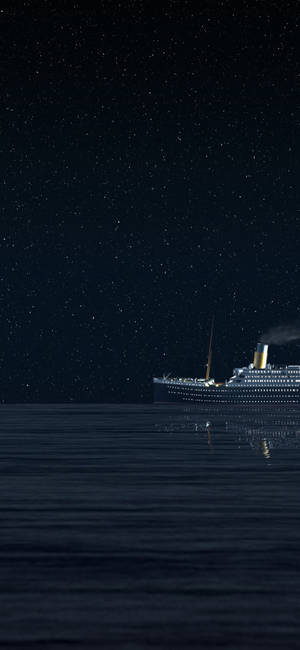 วอลเปเปอร์ค่ำคืนดาราจักร Titanic — iPhone 14 Plus วอลเปเปอร์