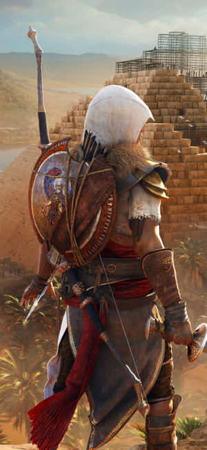 พื้นหลัง Assassin's Creed Origins สำหรับ iPhone X — เสี่ยวหมี่ 17ที วอลเปเปอร์