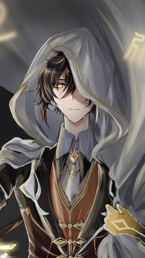 จงหลี่ หน้าตา Genshin Impact มือถือ — เก็นชิน อิมแพ็ค โทรศัพท์ วอลเปเปอร์