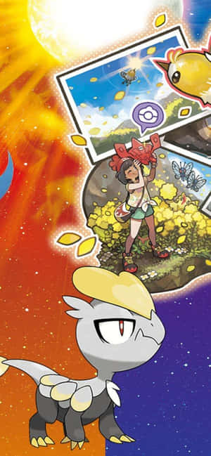 Jangmo-o ใน Pokemon Sun และ Moon — หัวเว่ย โนวา 15 อัลตรา วอลเปเปอร์