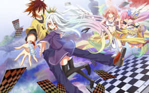 พื้นหลัง No Game No Life — ノーゲーム・ノーライフ วอลเปเปอร์