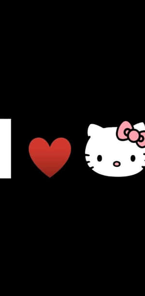 ฉันรัก PFP เฮลโลคิตตี้ — ฮัลโลวีนคิตตี้ GIF วอลเปเปอร์