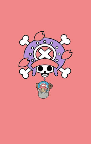 วอลเปเปอร์ Chopper และกะโหลก One Piece iPhone — วันพีช วอลเปเปอร์