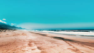 วอลเปเปอร์ชายหาดใต้ท้องฟ้าใส