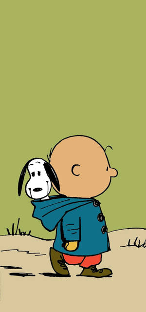 วอลเปเปอร์ Charlie Brown ในฮู้ด — iPhone 16 Pro Max วอลเปเปอร์
