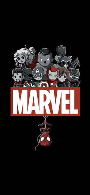 พื้นหลัง Marvel iPhone XS — Realme 16x วอลเปเปอร์