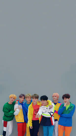 ชุดหลากสี BTS ถ่ายแบบ — BTS วอลเปเปอร์