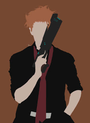 ชูเซ คาการิ จาก Psycho-Pass ในสายตาที่เข้มข้น — Kindle วอลเปเปอร์