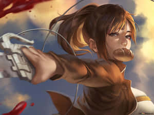 ซาช่า บราวส์ สาวเกมเมอร์น่ารักจาก Attack On Titan — Attack on Titan วอลเปเปอร์