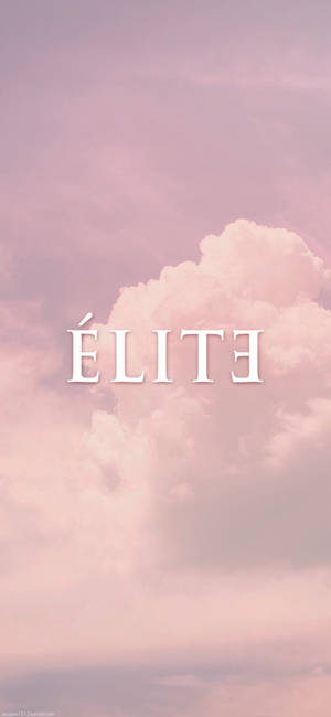 วอลเปเปอร์ Elite ของ Netflix เมฆสีชมพู — iPhone 15 Pro วอลเปเปอร์