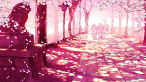 วอลเปเปอร์ดอกซากุระศิลปะสุนทรียะ — สุนทรียภาพศิลปะ GIF วอลเปเปอร์