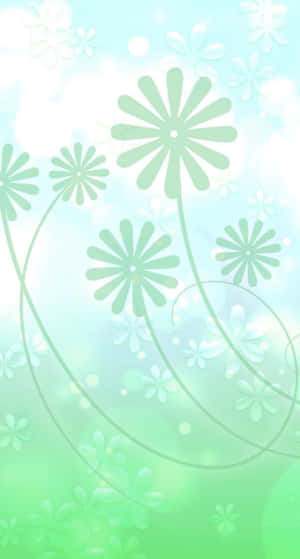 พื้นหลังสีเขียวพาสเทล — Pastel เขียว วอลเปเปอร์