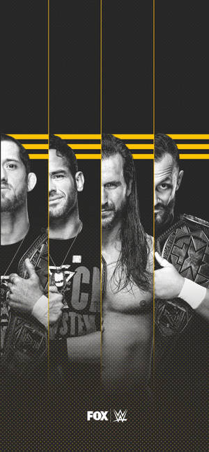 วอลเปเปอร์ WWE NXT ซูเปอร์สตาร์ ขาวดำ — iPhone 14 Pro วอลเปเปอร์