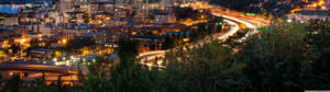 ภาพทิวทัศน์เมืองของวอลเปเปรดาวน์ทาวน์ซีแอตเทิล — 5120x1440 วอลเปเปอร์