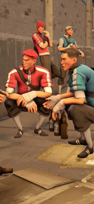 พื้นหลัง Team Fortress 2 สำหรับ iPhone XS — Oppo K13 วอลเปเปอร์