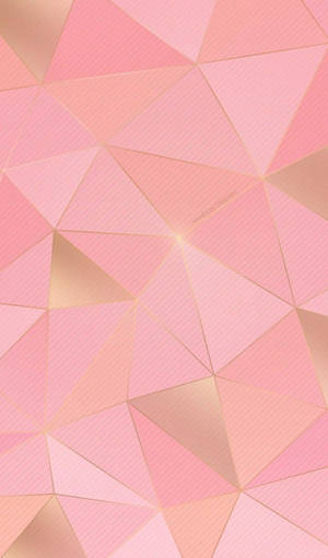 ดีไซน์เรขาคณิตสไตล์โรสโกลด์ — Rose gold สายมินิมอล วอลเปเปอร์