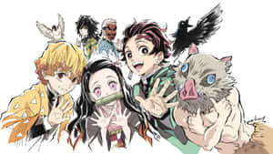 พื้นหลัง Demon Slayer 4K — คูล คิเม็ทสึ โนะ ไยบะ วอลเปเปอร์